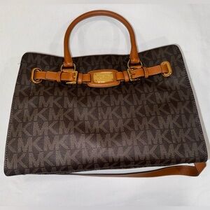 Michael Kors Large Hamilton Handbag Tote Shoulder Bag